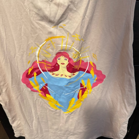 Ponyo Women's Graphic Tank Top - Pink - Picture 2 of 4